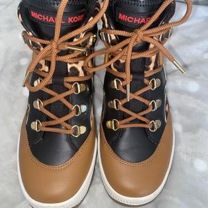 Michael Kors Brooke Mixed Media Bootie